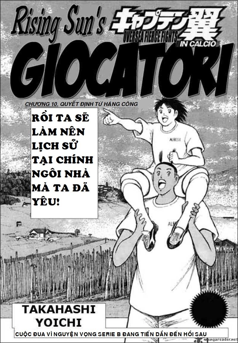 Captain Tsubasa : Trận Chiến Liên Đoàn Italy Chapter 10 - Trang 0