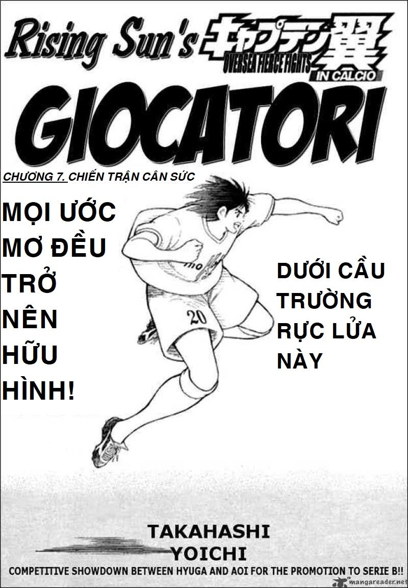 Captain Tsubasa : Trận Chiến Liên Đoàn Italy Chapter 7 - Trang 0