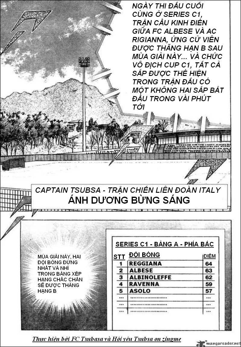 Captain Tsubasa : Trận Chiến Liên Đoàn Italy Chapter 2 - Trang 0