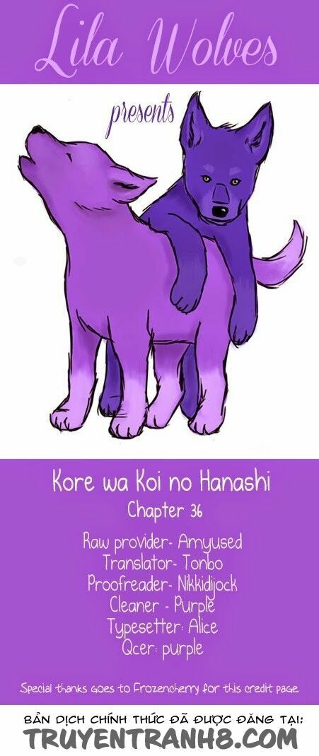 Kore Wa Koi No Hanashi Chapter 36 - Trang 1