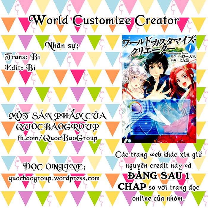 World Customize Creator Chapter 6 - Trang 0
