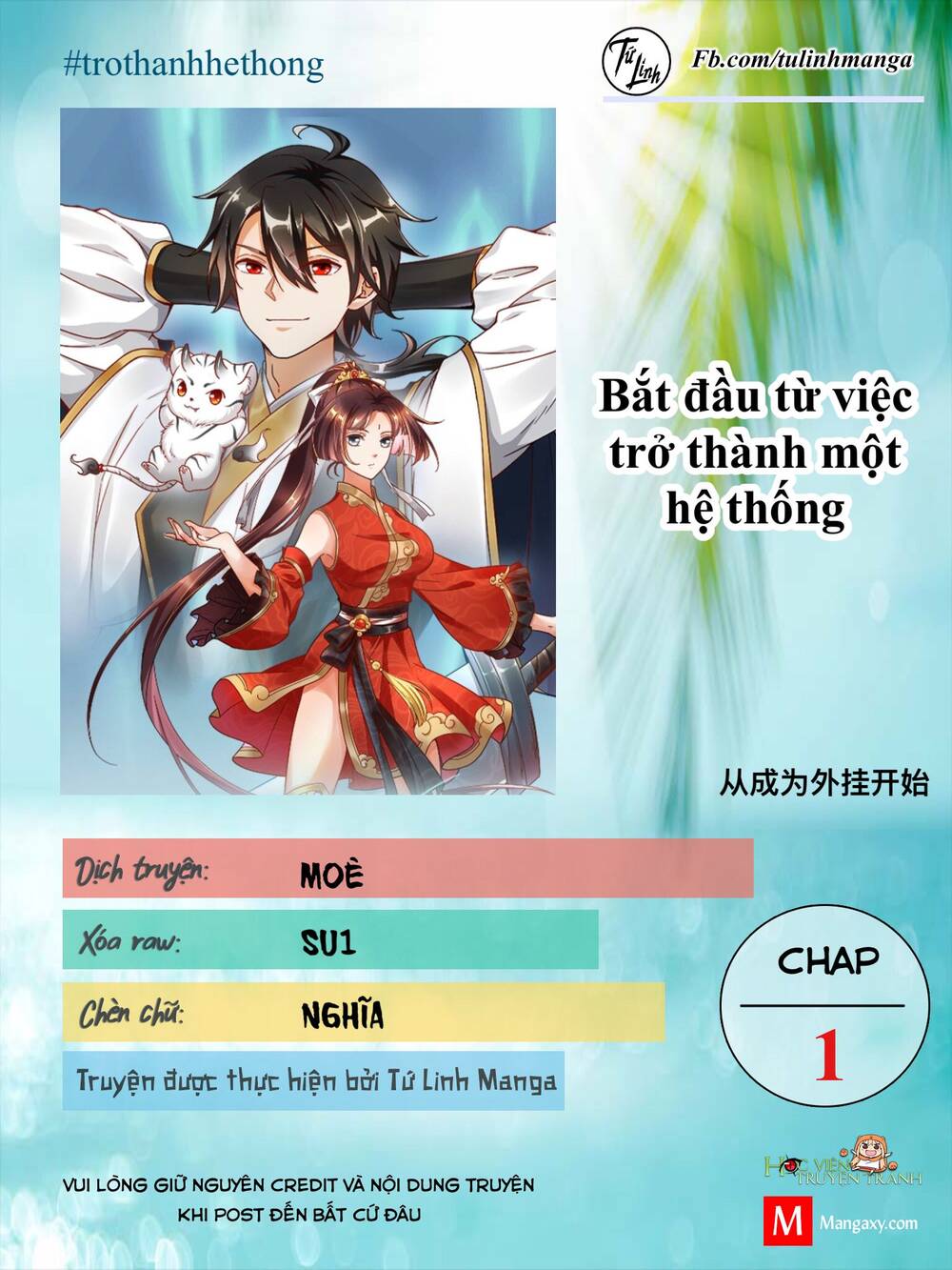 Bắt Đầu Từ Việc Trở Thành Một Hệ Thống Chapter 1 - Trang 0