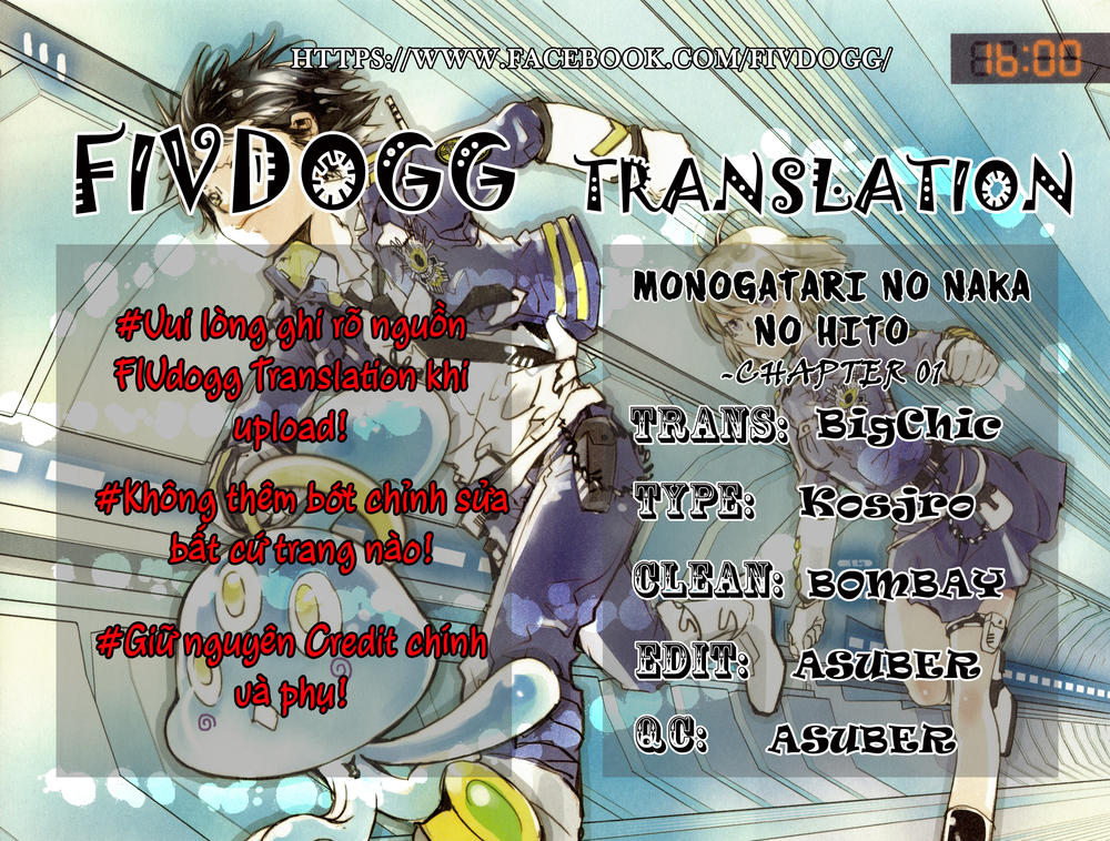 Monogatari No Naka No Hito Chapter 1 - Trang 0