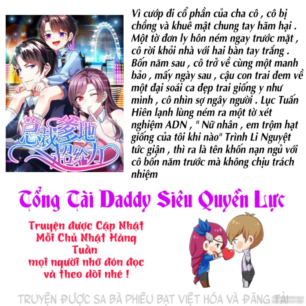 Chủ Tịch Daddy Siêu Cường Lực Chapter 3 - Trang 0