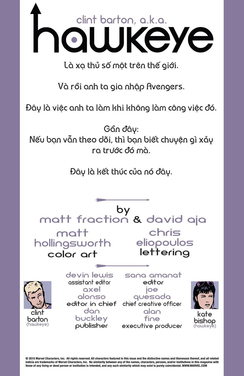 Hawkeye 2012 Chapter 22 - Trang 1