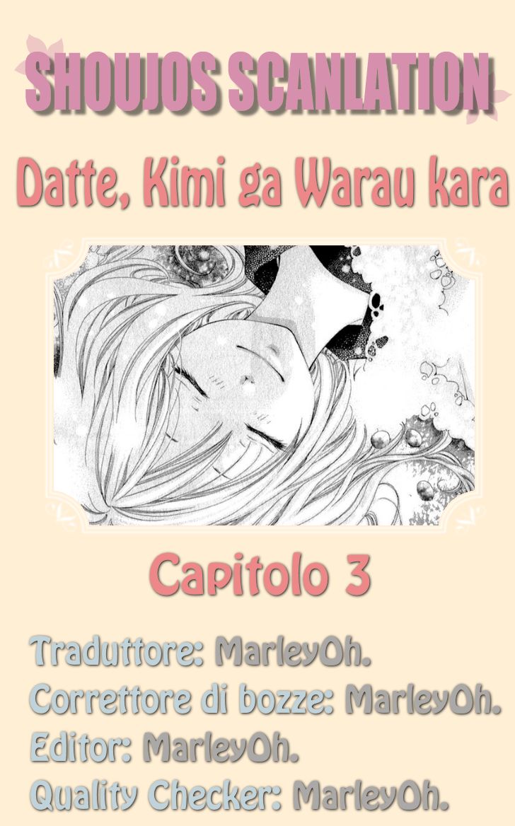 Datte, Kimi Ga Warau Kara Chapter 3 - Trang 0