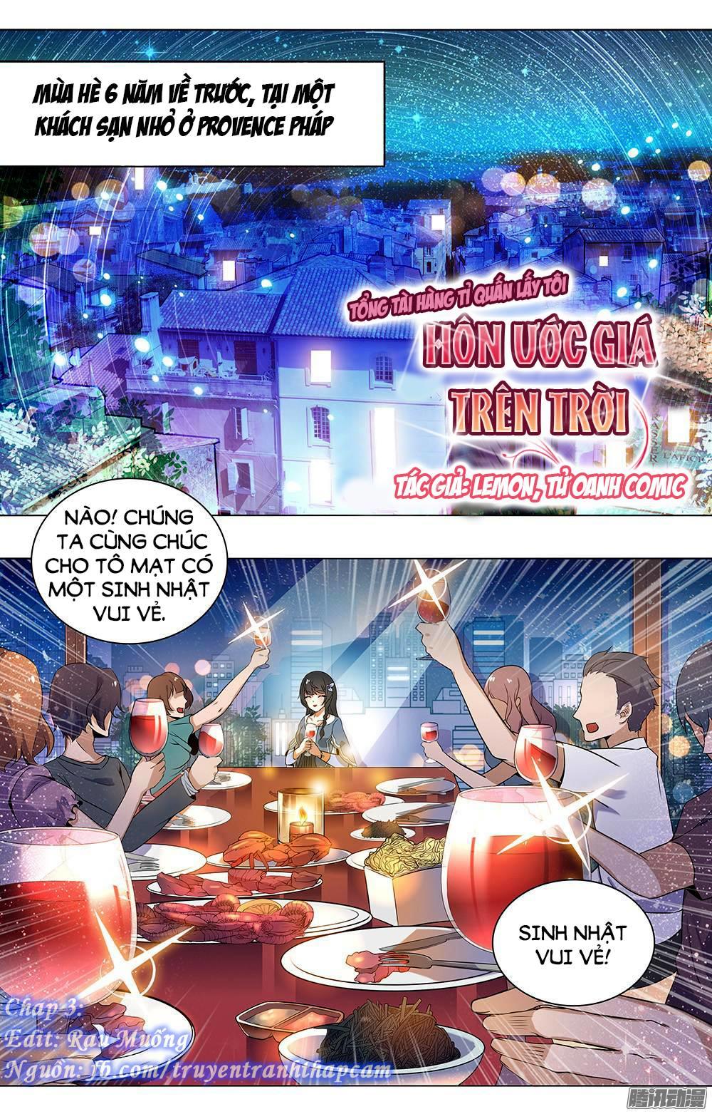 Tổng Tài Hàng Tỉ Quấn Lấy Tôi: Hôn Ước Giá Trên Trời Chapter 3 - Trang 0