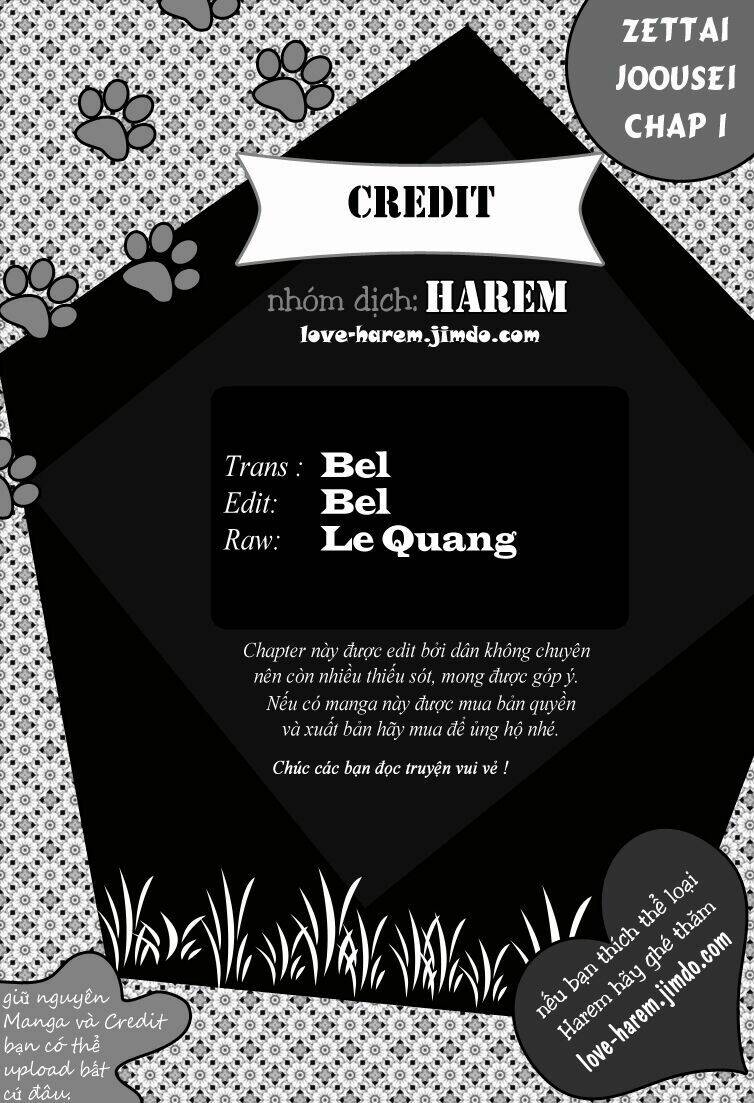 Zettai Joousei Chapter 1 - Trang 0