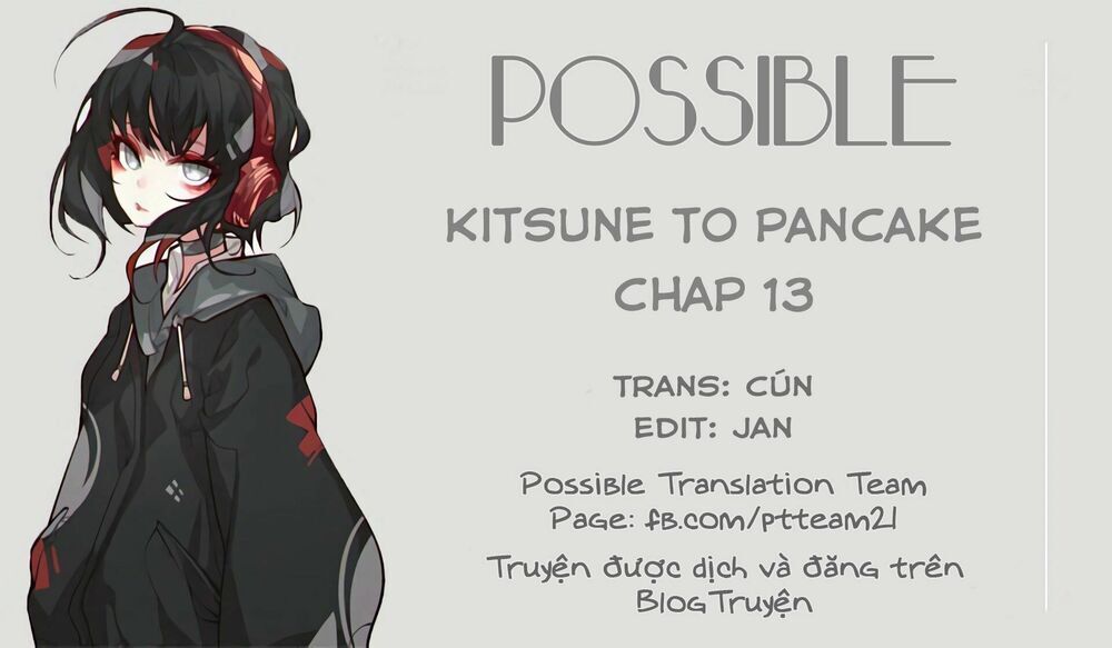 Kitsune To Pancake Chapter 13 - Trang 1