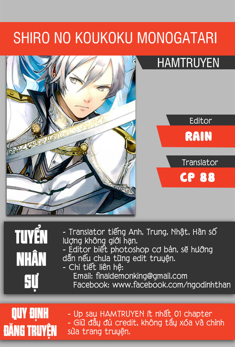 Shiro No Koukoku Monogatari Chapter 44 - Trang 0