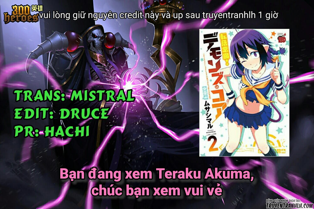 Tenraku Akuma! Demon's Core Chapter 7 - Trang 1