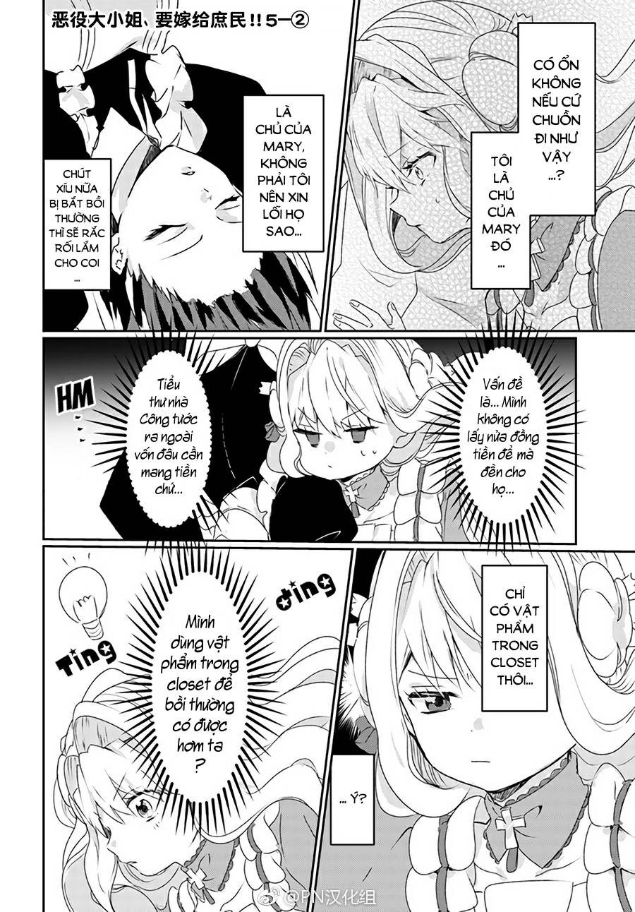 Akuyaku Reijō Wa, Shomin Ni Totsugitai Chapter 5.2 - Trang 1