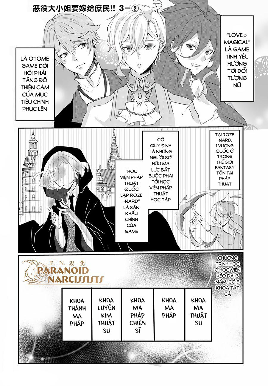 Akuyaku Reijō Wa, Shomin Ni Totsugitai Chapter 3.2 - Trang 1