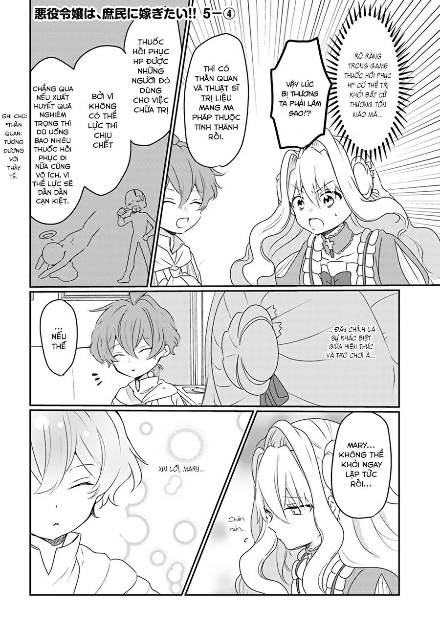 Akuyaku Reijō Wa, Shomin Ni Totsugitai Chapter 5.4 - Trang 1