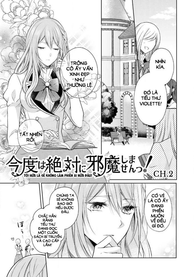 Kondo Wa Zettai Jama Shimasen Chapter 2 - Trang 0