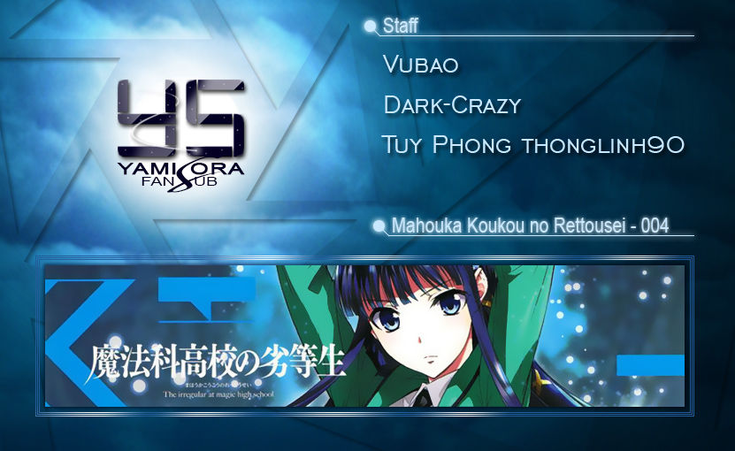 Mahouka Koukou No Rettousei Chapter 4 - Trang 0