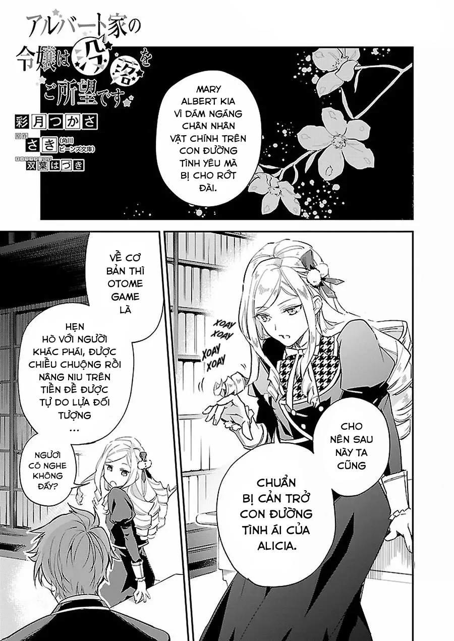 Albert Ke No Reijou Wa Botsuraku Wo Go Shomou Desu Chapter 3.1 - Trang 1