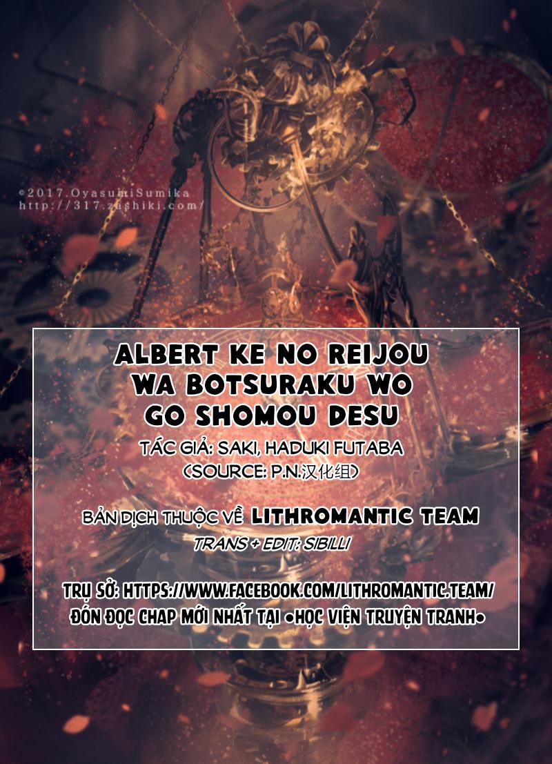 Albert Ke No Reijou Wa Botsuraku Wo Go Shomou Desu Chapter 2.1 - Trang 0