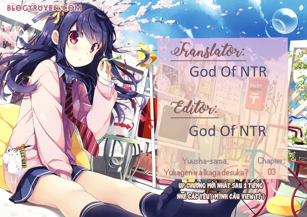 Yuusha-Sama, Yukagen Wa Ikaga Desuka? Chapter 3 - Trang 0