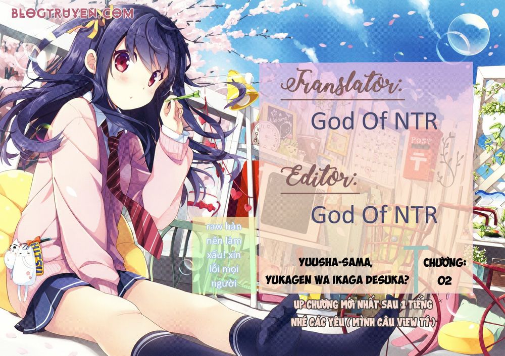 Yuusha-Sama, Yukagen Wa Ikaga Desuka? Chapter 2 - Trang 0