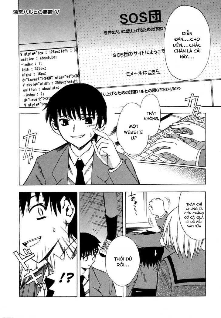 Suzumiya Haruhi No Yuutsu Chapter 5 - Trang 0