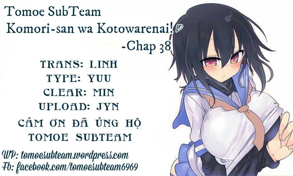 Komori-San Wa Kotowarenai Chapter 38 - Trang 0