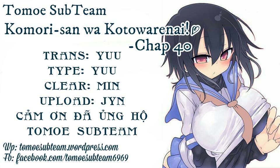 Komori-San Wa Kotowarenai Chapter 40 - Trang 0