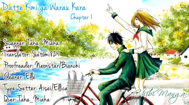 Datte, Kimi Ga Warau Kara Chapter 1 - Trang 0