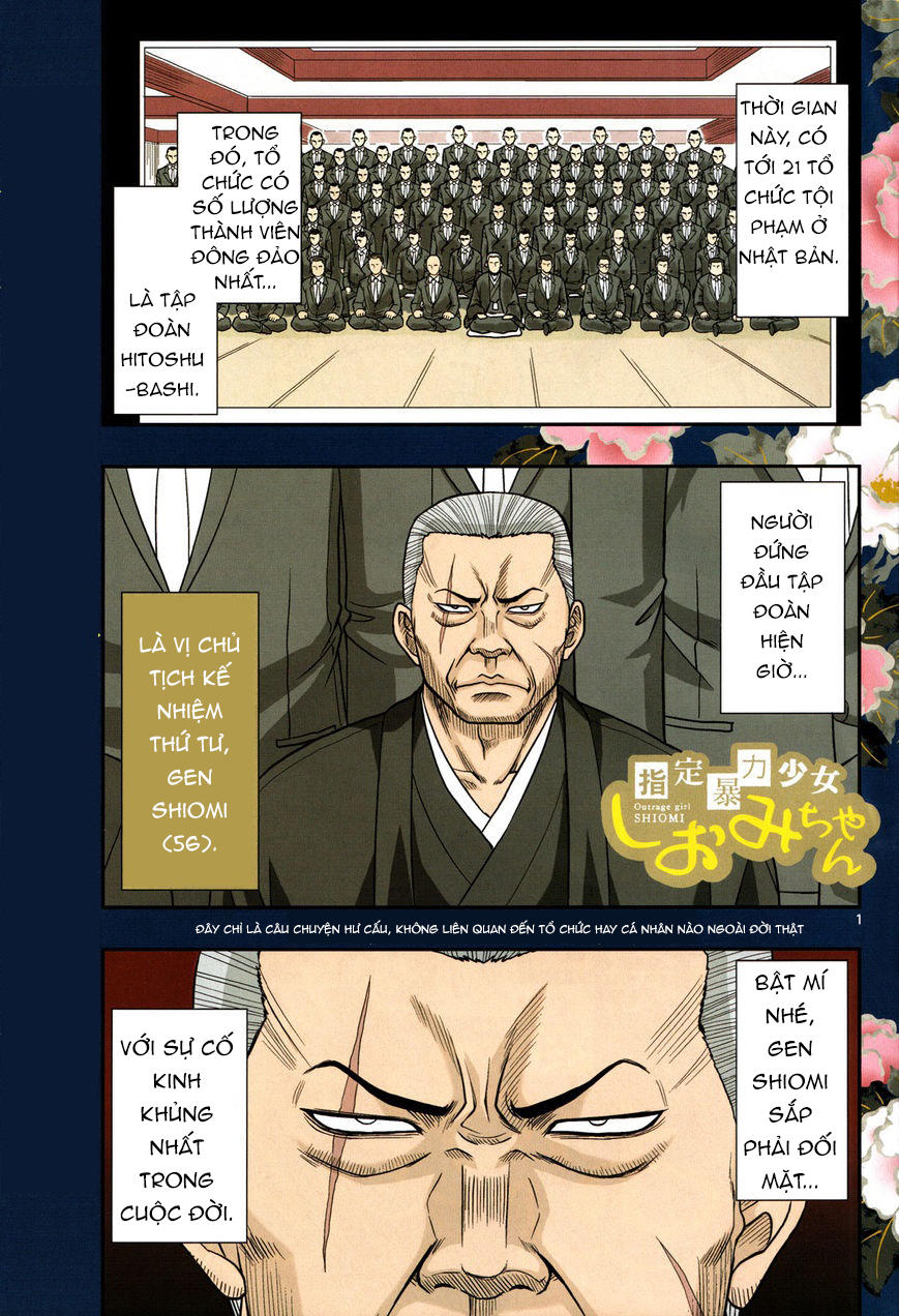 Shitei Bouryoku Shoujo Shiomi-Chan Chapter 1 - Trang 0