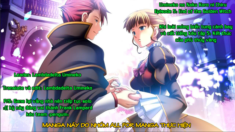 Umineko No Naku Koro Ni Chiru Ep 5: End Of The Golden Witch Chapter 3 - Trang 0
