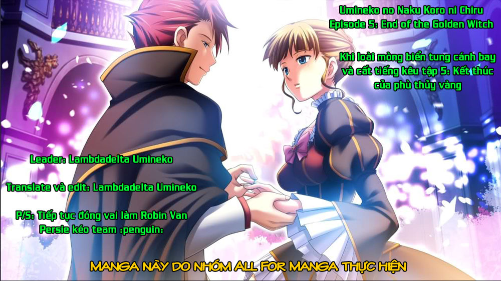 Umineko No Naku Koro Ni Chiru Ep 5: End Of The Golden Witch Chapter 2 - Trang 0