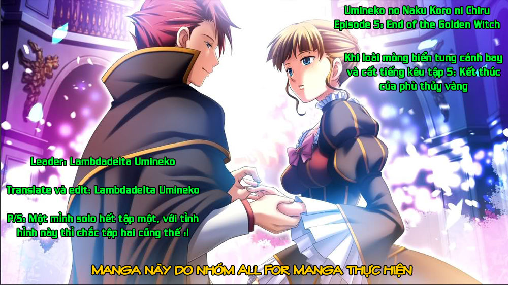 Umineko No Naku Koro Ni Chiru Ep 5: End Of The Golden Witch Chapter 5 - Trang 0