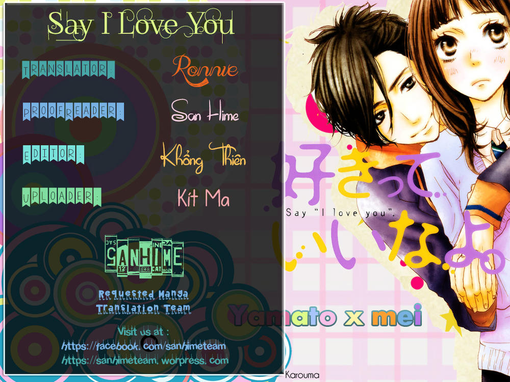 Say I Love You Chapter 20 - Trang 0