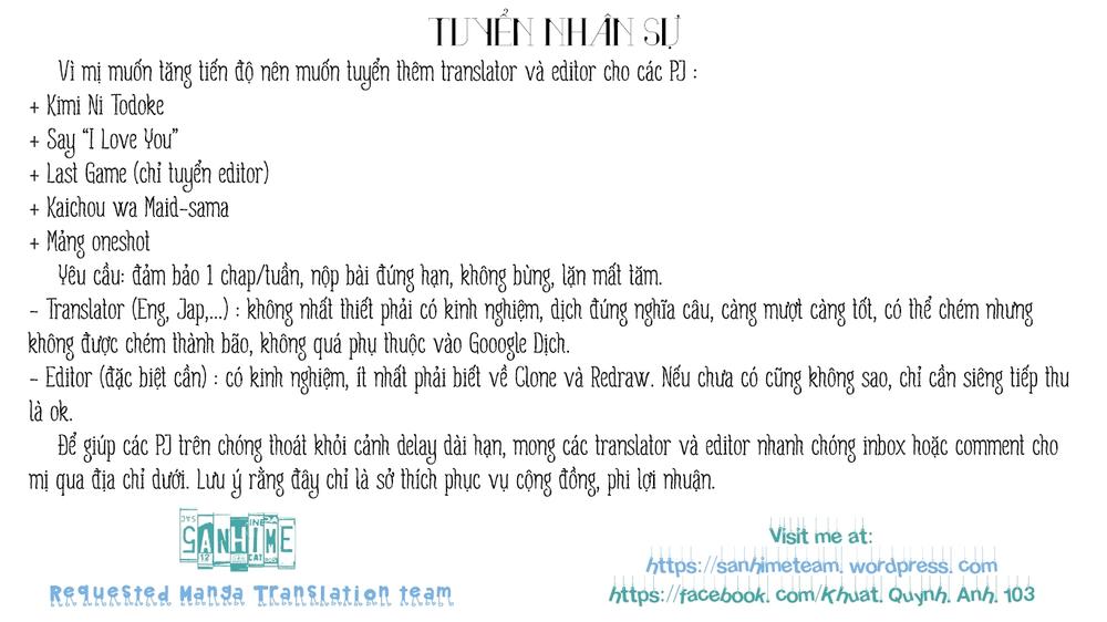 Say I Love You Chapter 21 - Trang 0