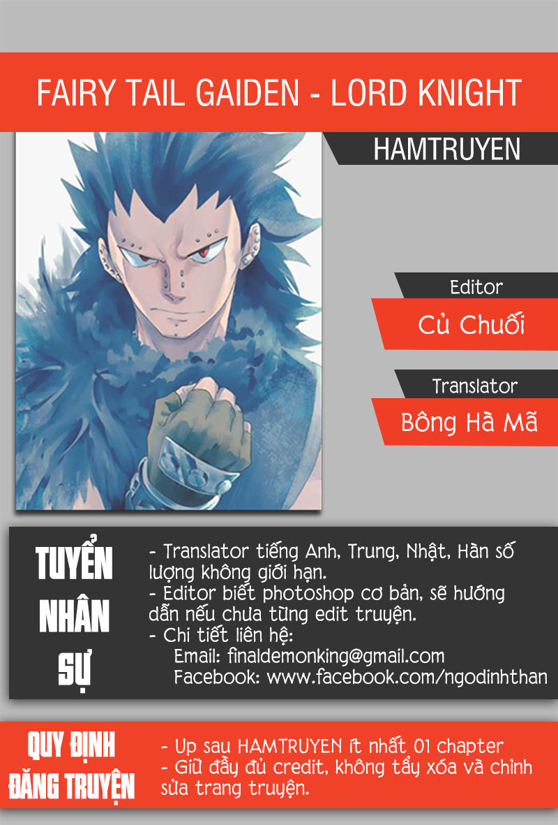 Fairy Tail Gaiden - Lord Knight Chapter 4 - Trang 0