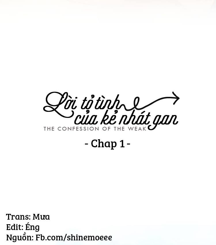 Lời Tỏ Tình Của Kẻ Nhát Gan Chapter 1 - Trang 0