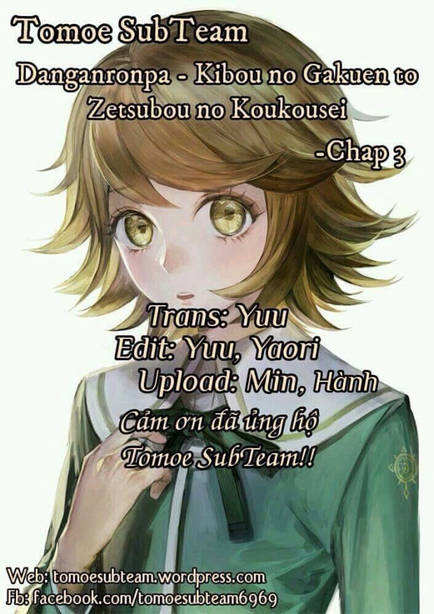 Danganronpa – Kibou No Gakuen To Zetsubou No Koukousei Chapter 3 - Trang 0