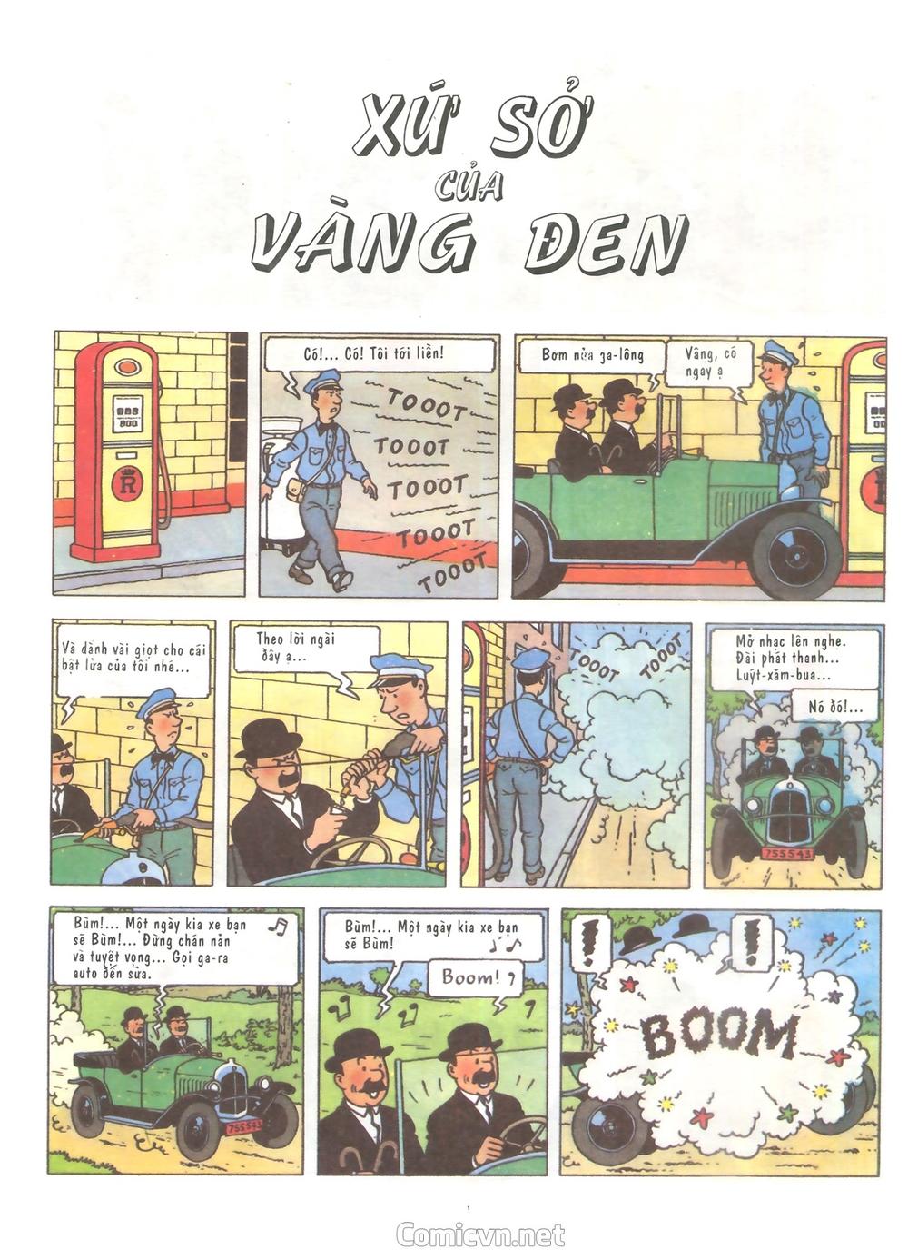 Những Cuộc Phiêu Lưu Của Tintin Chapter 1 - Trang 1