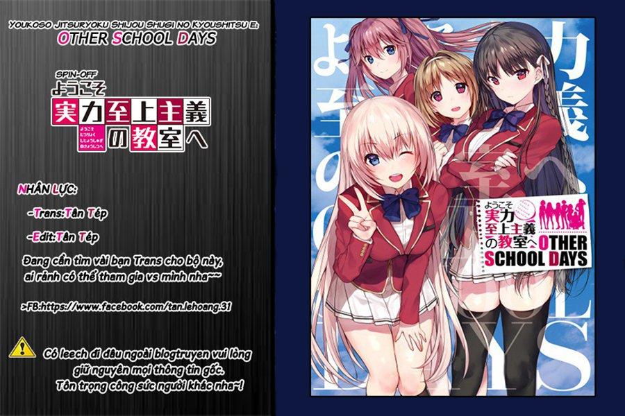 Youkoso Jitsuryoku Shijou Shugi No Kyoushitsu E: Other School Days Chapter 2 - Trang 0