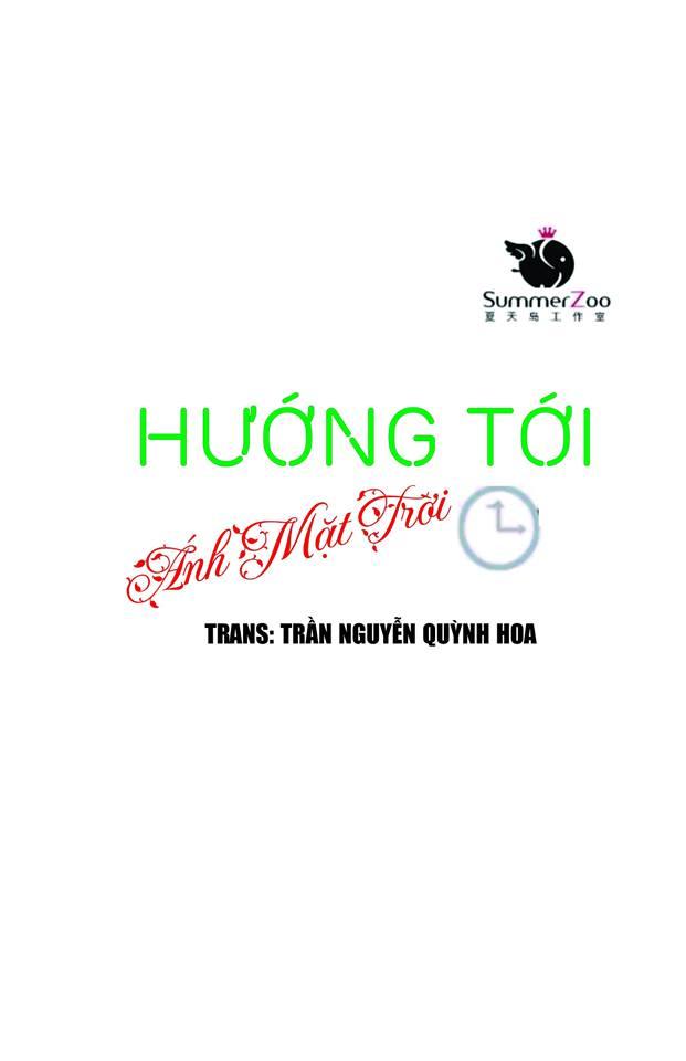 Hướng Tới Ánh Mặt Trời Chapter 3 - Trang 0