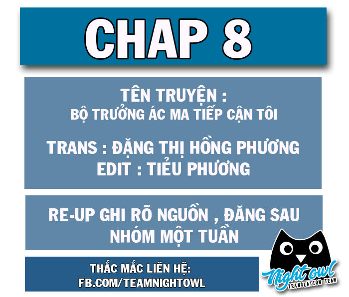 Bộ Trưởng Ác Ma Tiếp Cận Tôi Chapter 8 - Trang 0