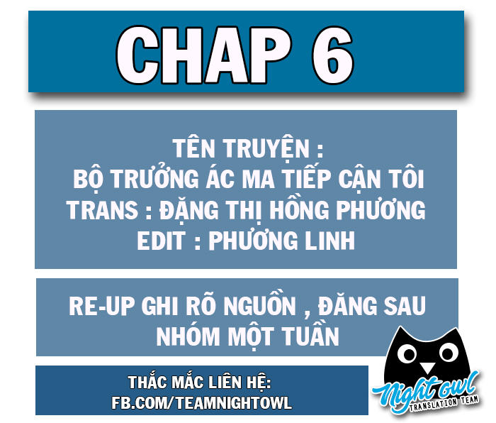 Bộ Trưởng Ác Ma Tiếp Cận Tôi Chapter 6 - Trang 0