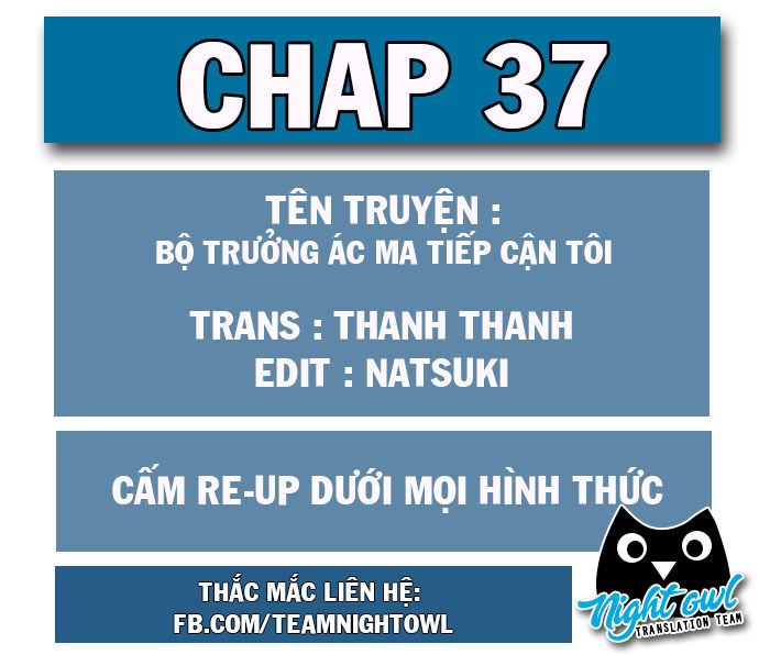 Bộ Trưởng Ác Ma Tiếp Cận Tôi Chapter 37 - Trang 0