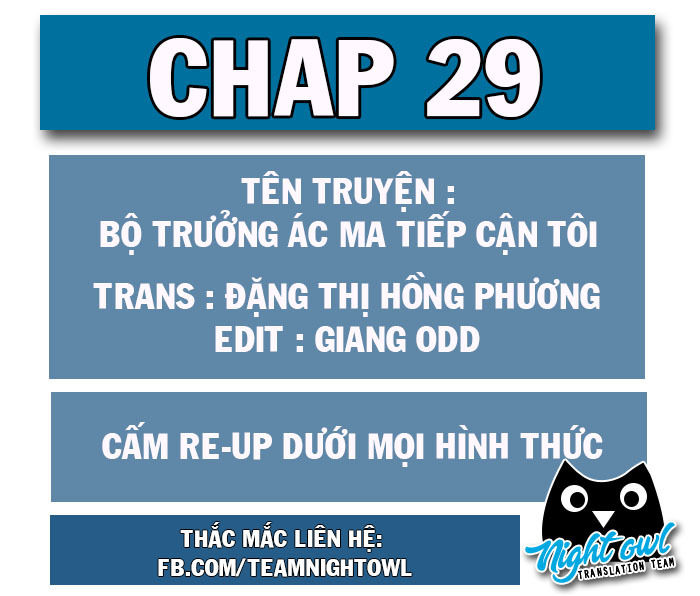 Bộ Trưởng Ác Ma Tiếp Cận Tôi Chapter 29 - Trang 0