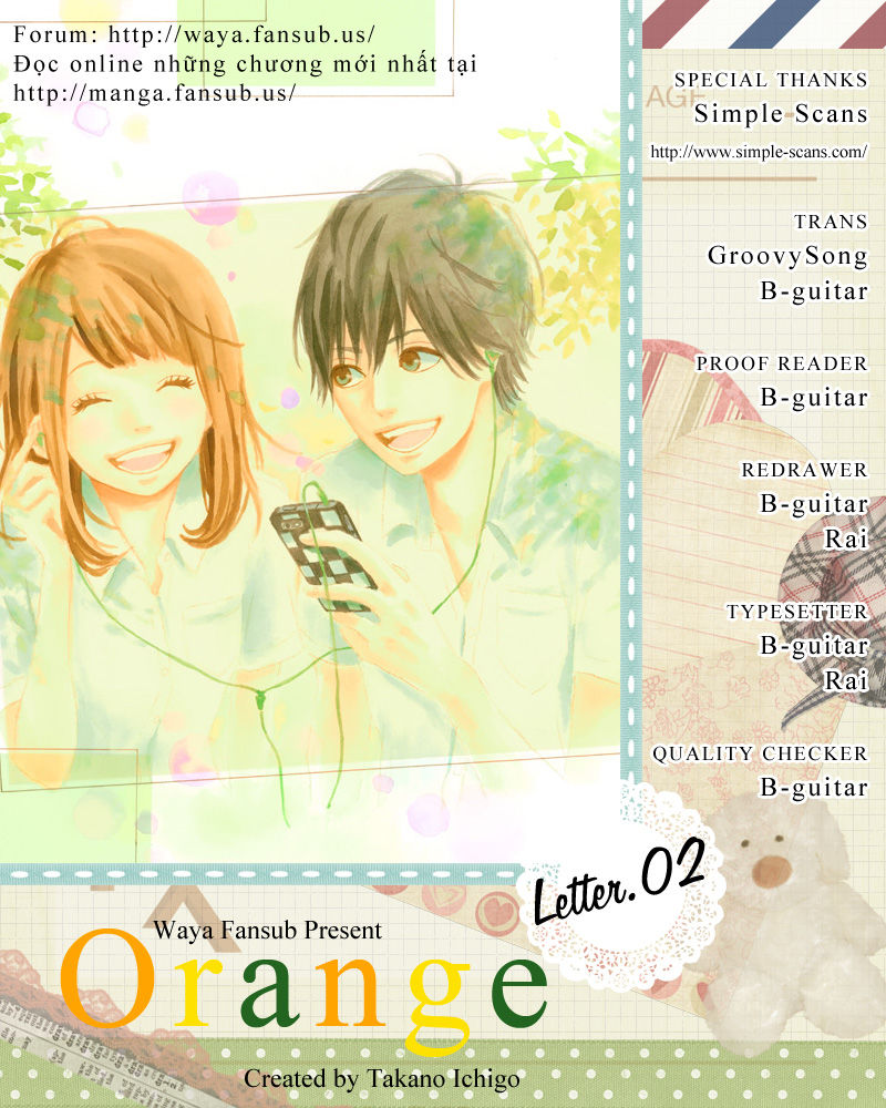 Orange Chapter 2 - Trang 0
