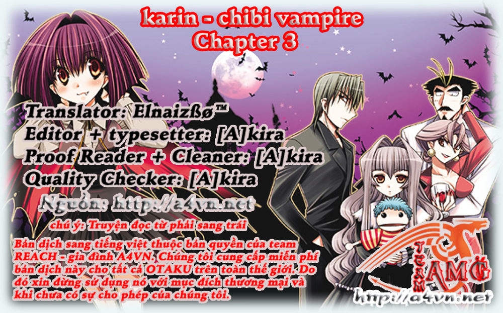 Little Vampire Chapter 3 - Trang 0