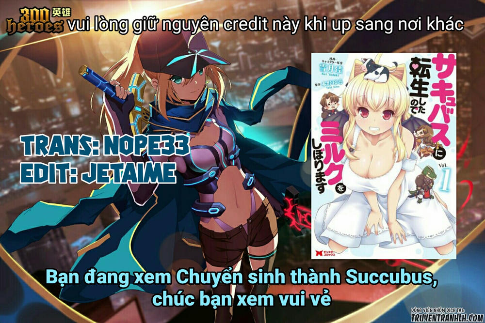Because I Reincarnated As A Succubus, Ill Squeeze Out Milk(Dot) Chapter 1 - Trang 1