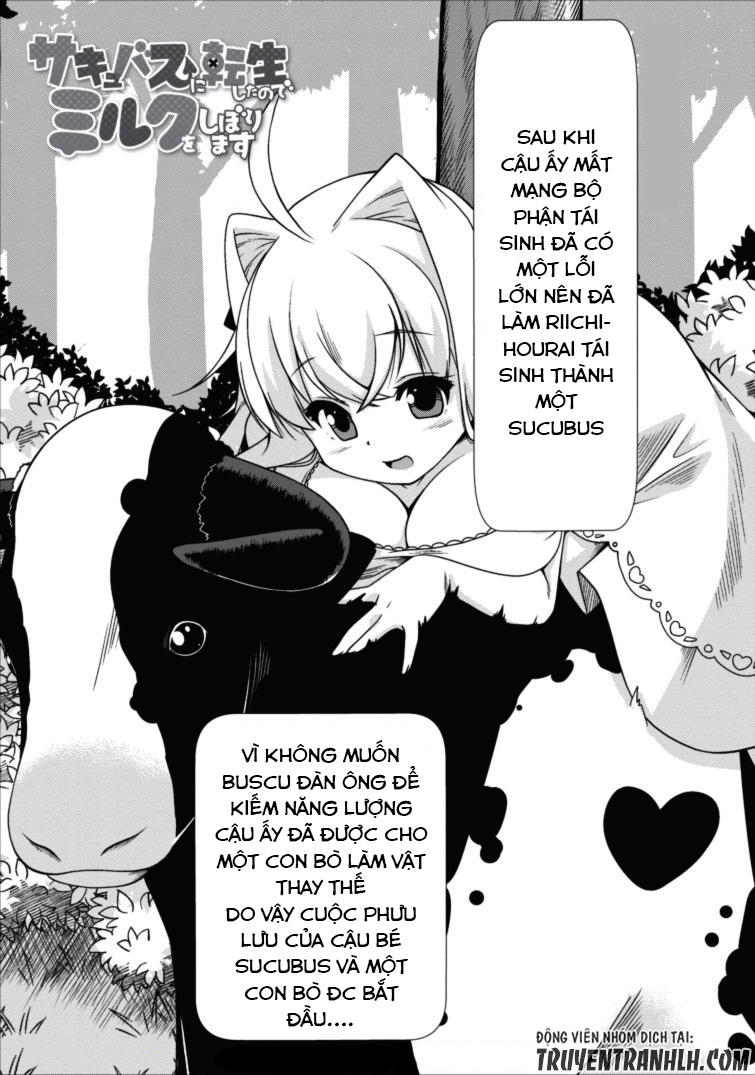Because I Reincarnated As A Succubus, Ill Squeeze Out Milk(Dot) Chapter 2 - Trang 1
