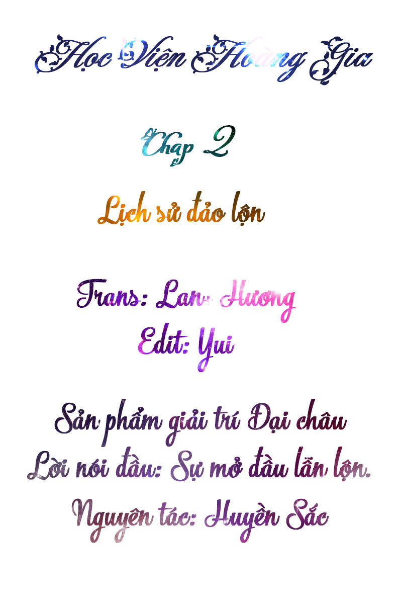 Học Viện Hoàng Gia Chapter 2 - Trang 1
