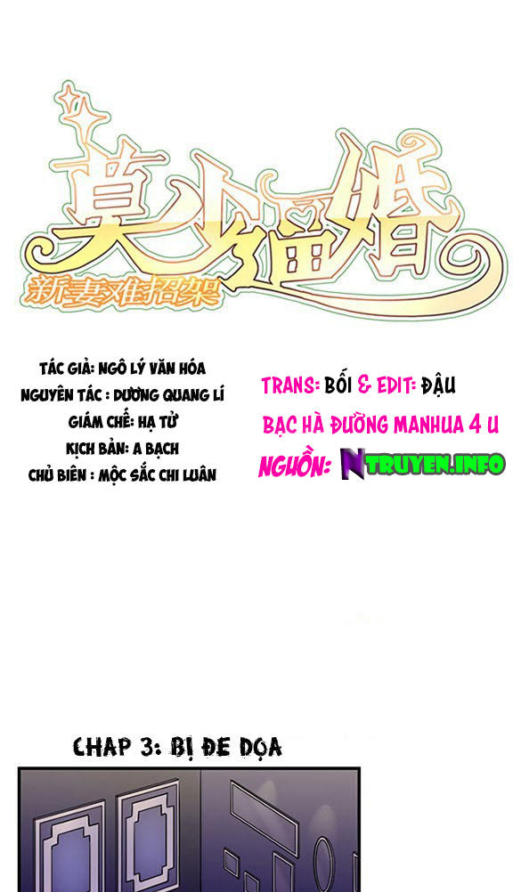 Mạc Thiếu Bức Hôn: Vợ Mới Khó Chống Đỡ Chapter 3 - Trang 0